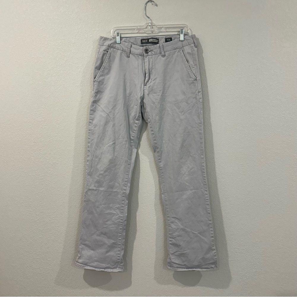 BKE Casuals Derek‎ Mens Golf Office Gray Pants Size 33L Stretch (33x32)